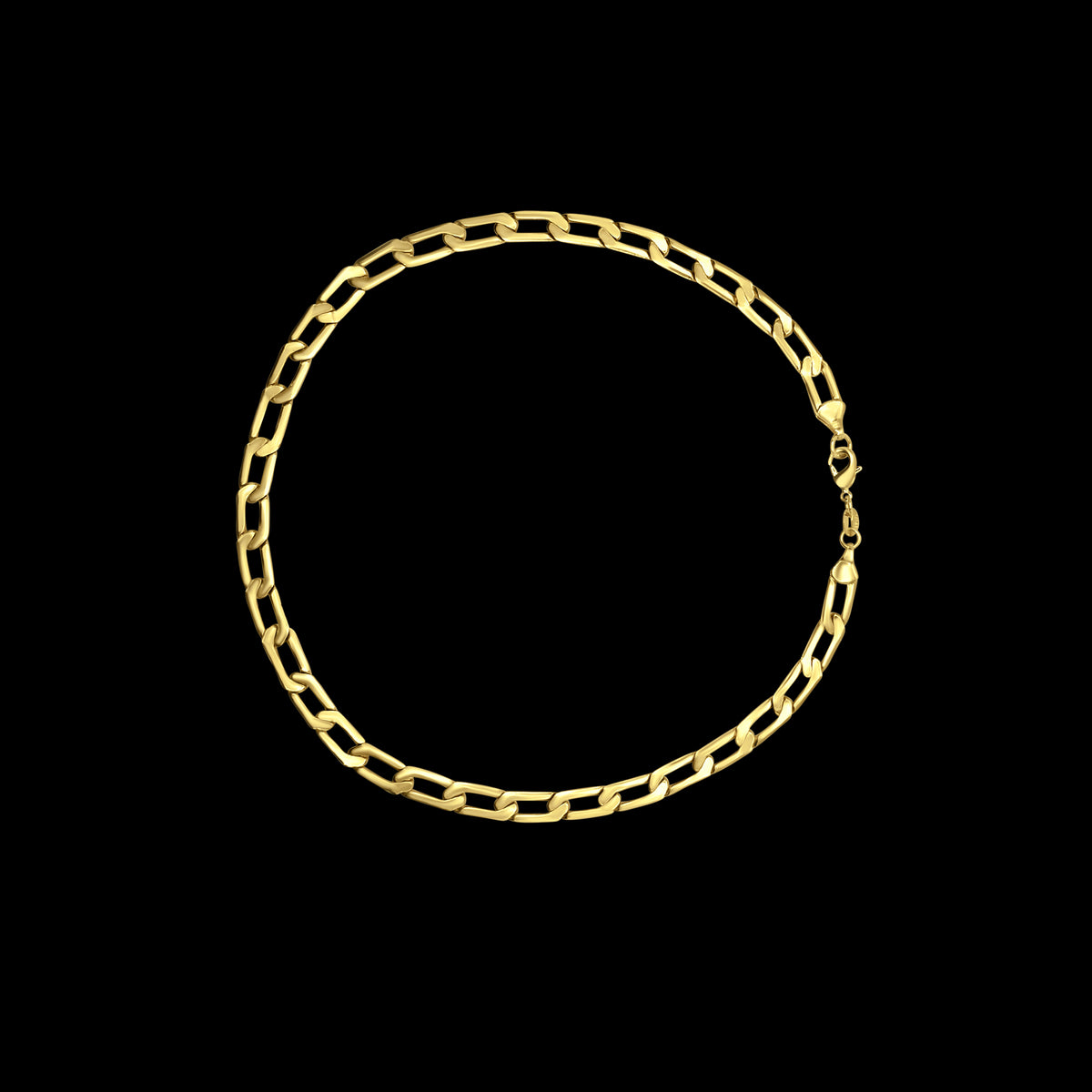 Flat Link Chain Necklace