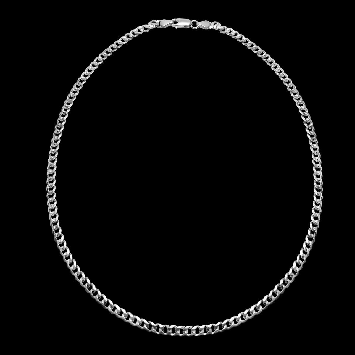 Silver Cuban Link Necklace