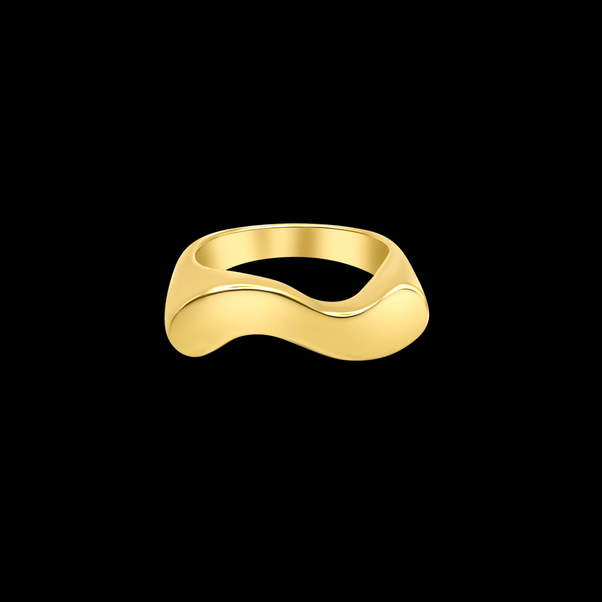 Wave Statement Ring